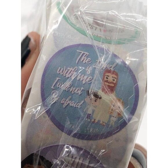 Inspirational Bible Verse Thank You Stickers Roll 4 Alternative Designs 500 1in - Picture 6 of 8